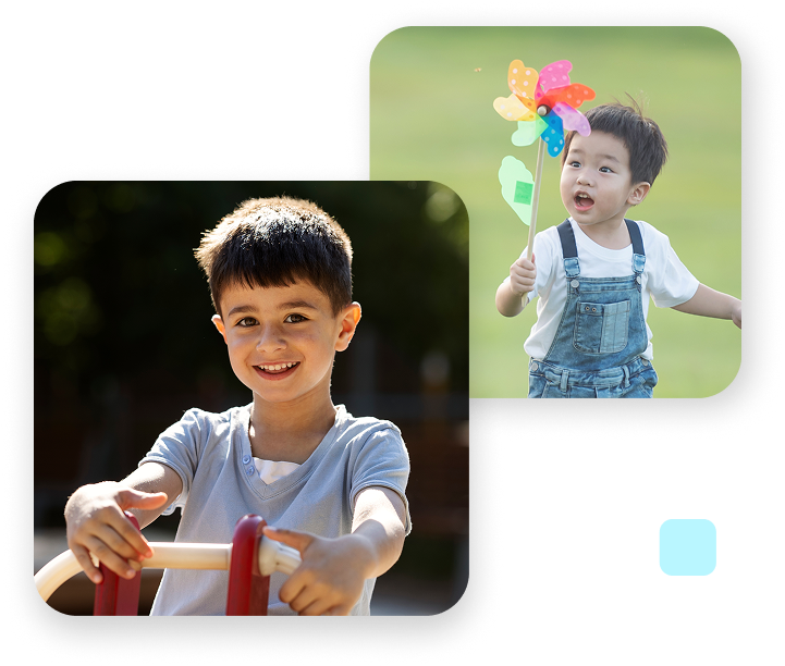 Teenager with device